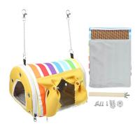Toyvian Bird Sleeping Nest Bird Parakeet Hammock Comfortable Plaything Cloth Hut Indoor Canaries Friends Who Love to Feed The Parrot