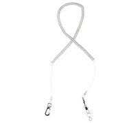 Toyvian Bird Training Rope Parrot Ankle Leash Foot Ring Anklet 6M Stainless Steel Parrot Pulling Rope for Birdcage