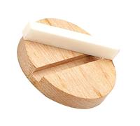 Toyvian Biscuit Resonator Plate and Maple Wood Guitar Saddle with Nut Kit Bone Bridge Replacement Parts for Acoustic and Bass Guitar Accessories Suitable and Upgrade