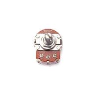 Toyvian Bk Split Shaft Guitar Potentiometer Volume and Tone Control for Electric Guitars Easy to Install Audio Potentiometer Replacement