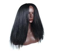 Toyvian Black Bouffant Wig and Breathable Design with Natural Look Synthetic Afro Hair Extensions Comfortable to Wear Curly Hair Style Lasts Longer for Women for Daily and Costume Use