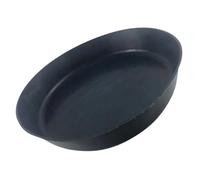 Toyvian Black Plastic Bird Bath Tray for Parrot Cage with Effortless Cleaning and Comfortable Bathing Experience Shallow Bird Bath Plate