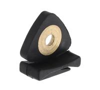 Toyvian Black Plastic Viola and Violin Practice Mute, Noise Reduction Silence Tool for Orchestra Use, Professional Sound Muffler for Violas and Violins