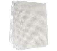 Toyvian Blank Latch Hook Mesh Canvas for Rug Making - 100x150cm Large DIY Tapestry Mesh Sheet - White Plastic Embroidery Grid for Custom Rugs, Cushions, Coasters & Home Textile Crafts