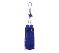 Toyvian Blue Martial Arts Tassel for Chinese Sword and Handheld Fan, Lightweight Fabric Accessory with Elegant Decorative Design, for Stage Use and Taichi Sword Practice Sessions