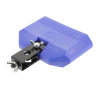 Toyvian Blue Plastic Latin Percussion Drum Accessory with Mounting Clamp and Mallet Durable Cow Bell for Musicians High Pitched Sound for Various Music Styles