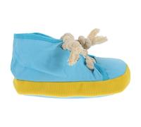 Toyvian Blue Shoe Shaped Pet Chewing Made of Sturdy Cloth for Cats and Pets, Interactive Squeaky That Attracts Pet's Attention and Suitable for Homes and Offices