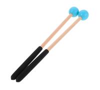 Toyvian Blue Wooden Mallets with Rubber Heads for Xylophone and Marimba Comfortable Grip and Outstanding Durability, for School Music Classes and Ensemble Playing