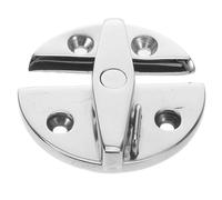 Toyvian Boat Hatch Latch Silver with Simple Installation Stainless Steel Multi-use Function Marine Cabinet Latch and Suitable for Rv and Outdoor Applications
