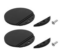 Toyvian Boat Scupper Flapper Replacement Kit and Quick-removable Assembly Black with Screws Nylon Marine Drain Cover Corrosion-resistant for Deck Drainage Systems for Ocean Boat