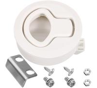 Toyvian Boat Slam Latch with Secure Design and Plastic Material Flush Pull Handle for Marine Boat Hatch and Cabinet Doors Versatile Use and Rvs