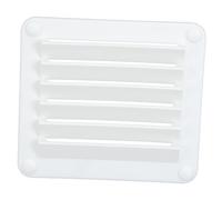 Toyvian Boat Vent Louvered Vent Cover Durable for Rv Accessory Easy Installation Practical Design White Material for Use