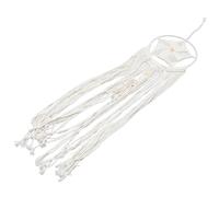 Toyvian Bohemian Style Macrame Wall Hanging Tapestry with Tassels Handmade Woven Wall Decor for Living Bedroom Dorm Office Unique Exotic Home Decoration