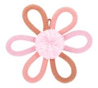 Toyvian Boho Daisy Wall Decor, Pink Cotton Rope Macrame, Floral Nursery Wall Hanging for Girls Room