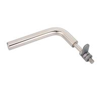 Toyvian Boiler Stove Door Handle Replacement Heat-Resistant Metal Pull for Wood Burning Stove and Coal Furnace with Comfortable Grip Suitable for Fireplace