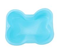 Toyvian Bone Cake Mold Silicone Baking Pan Large Dog Bone Shape for Pet Owners and Professional Bakers Daily Treats and Celebrations Blue Mousse Loaf Bread