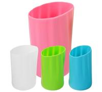 Toyvian Bottle Covers 4pcs Silicone Sleeve for Glass Milk Water Bottles Protective Tumbler Cover Simple Design