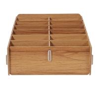 Toyvian Box Card Storage Box Automatic Card Dealer Wood Tray Desk Tray s Pallets Organizer for Playing Home Supplies Case Sorting Sorter Desktop Wooden Holder