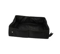 Toyvian Box Portable Cat Litter Box Foldable Cat Sand Carrier for Outdoor Travel Durable Material Lightweight Easy to Store the Go