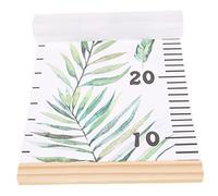 Toyvian Boy Girl Growth Chart Height Ruler Removable Wall Hanging Decoration for Nursery and Bedroom Canvas Art for Boys and Girls Fun Cartoon Design for Height Measurement