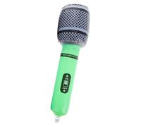Toyvian Boy Girl Microphone Inflatable Rock Band Toy Zimpli Boys and Girls Party Supply Blowing up Simulation Microphone Cognitive Development Toy
