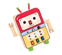 Toyvian Boy Girl Montessori Busy Board Sensory Toy for Toddlers Educational Circuit Board with Plaything for Boys and Girls Fine Motor Skills and Logical Thinking