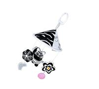 Toyvian Boy Girl Trolley Hanging Educational Toy Crib Soother Wind Chime for Development Engaging Sensory Plaything for Stroller and Crib Promotes Vision and Hearing Skills
