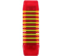 Toyvian Boys and Girls's Musical Instrument Shakers Snake Shaped Plastic Kokiriko Clapper Ratchet Noise Maker Orff Percussion Early Music Education Tool