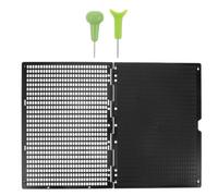 Toyvian Braille Writing Board Plastic Braille Stylus Included with 27 Lines and 30 Cells Thickened Design Portable Writing Tool and Accessible Communication Back to School Decor