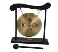 Toyvian Brass Feng Shui Gong Statue Chinese Home Decor Desk Gong Brass Collectible Desktop Decor Feng Shui Decoration