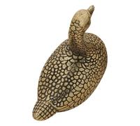 Toyvian Brass Goose Statue Vintage Gold Sculpture for Office Decor