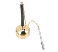 Toyvian Brass Yin Qing Hand Percussion Instrument Small Size Portable Buddhist Prayer Bell Temple Meditation Sound Chime for Religious Ceremonies