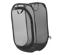 Toyvian Breathable Black Polyester Butterfly Mesh Cage for Boys and Girls Featuring Easy to Store Design, for Outdoor Exploration and Raising Ladybugs and Butterflies