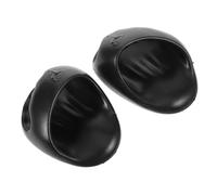Toyvian Breathable Lightweight Half Sole Dance Shoes for Ballet Yoga Gymnastics Sole Covers Protect Forefoot Unisex Black Dance Slippers for Adults