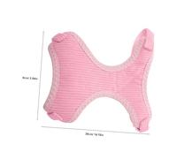 Toyvian Breathable Vest Style Dog Harness Leash Set for Small Puppies Soft Comfortable Walking Harness with Bandana and Poop Bag Holder Convenient Outdoor Pet Pink S