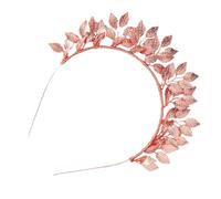 Toyvian Bridal Crown Wedding Hair Decor Elegant Wedding Tiaras Leaves Shape Hair Hoops for Guest Bridesmaids Princess Bride Occasion