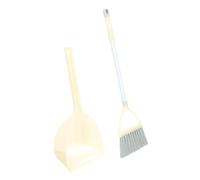 Toyvian Broom and Dustpan Small Plastic Pretend Play Cleaning Tools for Lightweight Compact Housekeeping Helper for Boys