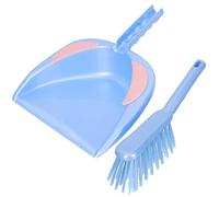 Toyvian Broom Dustpan Set Portable Desktop Cleaning Accessory Convenient Hand Brush for Home Camping Multi-Function Dustpan Combo
