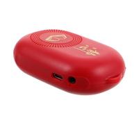 Toyvian Buddha Music Player 108 Tracks Compact Buddhist Chanting Device Red Meditation Speaker for Seniors Portable Prayer Music Player for Mindfulness