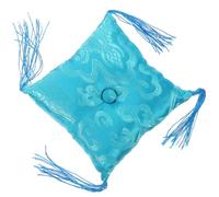 Toyvian Buddhist Bowl Mat Nepal Style Handmade Brocade Sound Bowl Cushion Lightweight and Sturdy Buddha Accessory Pad Random Colour