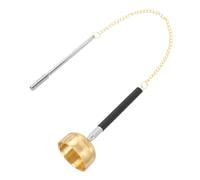 Toyvian Buddhist Hand Bell for Meditation and Prayer Sound Temple Bell for Spiritual Purification Portable Musical Instrument for Ancestral and Religious Ceremonies