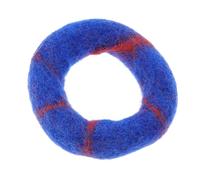 Toyvian Buddhist Sound Bowl Mat Blue Felt Pad for Meditation and Prayer Bowl Support