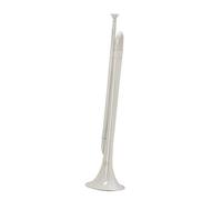 Toyvian Bugle Trumpet for Students and Beginners Silver Instrument with Design Enhanced Sound Projection and Polished Finish for Learning and Practice