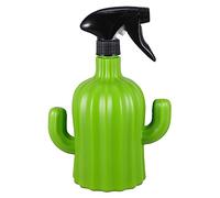 Toyvian Cactus Shape Watering Can 1000ml for Indoor Plants and Succulents Spray Bottle for Gardening Ergonomic Design Long Nozzle