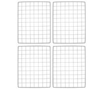 Toyvian Cage Playpen Panels 4Pcs Wire Mesh Sheets 35X45Cm for DIY Pet Fence and Poultry Protection Net