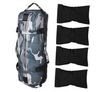 Toyvian Camouflage Fitness Sandbag Weighted Holding Bag for Strength Endurance Training Filled Workout Sandbag for Weightlifting Functional Outdoor Gym Use