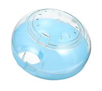 Toyvian Candy Color Hamster Sand Bath Tub White Space Capsule Tunnel Home Hamster Bath Container for Small Pets Sturdy for Cage Use