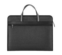 Toyvian Canvas for Easy Categorization with Zipper Closure Document Case and Multilayer Design, Professional File Tote Bag and Handcarry, for Formal Occasions and Traveling