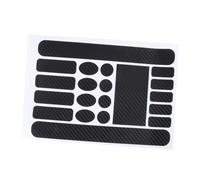 Toyvian Carbon Fibre Chainstay Frame Protector Stickers Bike Black Easy to Apply Durable Cast Vinyl Protects Against Scratches Bicycle Accessories