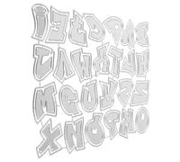 Toyvian Carbon Steel Alphabet Die Cuts for Scrapbooking, Embossing Letter Moulds Metal Cutting Dies for DIY Card Making, Handcrafted Embossing Stamps for Crafting